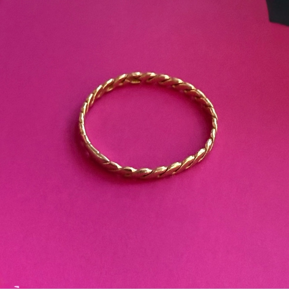 14k Solid Gold Ring 7 - image 8